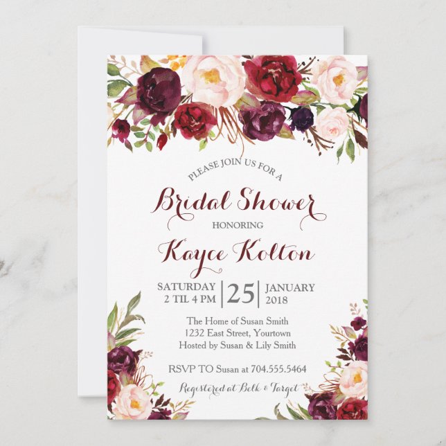 Convites chá de panela (Frente)