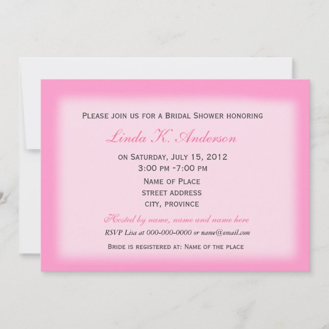 Convites Chá de panela, adicione sua foto (Frente)