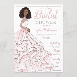 Convites Chá de panela Afro-Americano Glam Bride