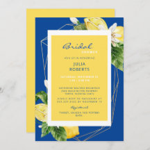 Chá de panela Amarelo-Azul Elegante do Mediterrâne