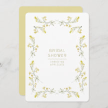 Chá de panela Amarelo primavera