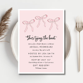 Convites Chá de panela Arco cor-de-rosa
