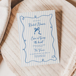 Convites Chá de panela Arco de Quadro Azul