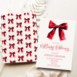 Convites Chá de panela Arco Elegante Red Coquette