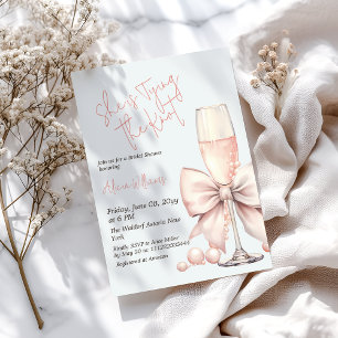 Convites Chá de panela Arco Rosa casando