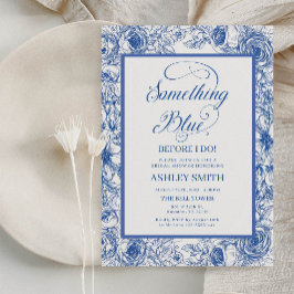 Convites Chá de panela azul