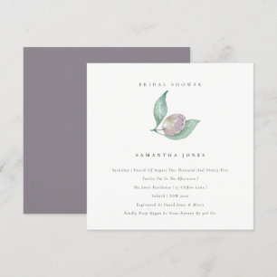 CONVITES CHÁ DE PANELA AZUL DE FOLIAGEM DE COR DE ÁGUA VE