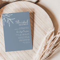 Chá de panela Azul Mínimo Formal