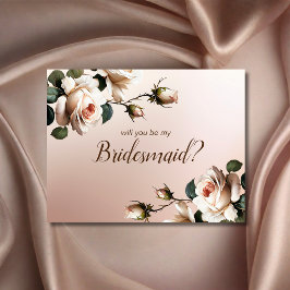 Convites Chá de panela Blush Beige Rosa Bridesmaid