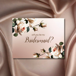 Convites Chá de panela Blush Beige Rosa Bridesmaid