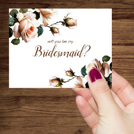 Convites Chá de panela Blush Beige Rosa Bridesmaid