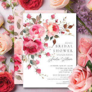 Convites Chá de panela Blush Blossom