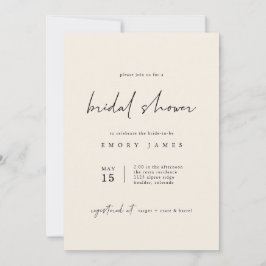 Convites Chá de panela Bohemian Branco