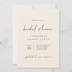 Convites Chá de panela Bohemian Branco