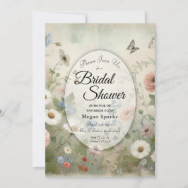 Convites Chá de panela Boho Blooms e Vintage Blossoms