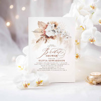 Chá de panela Boho Botânico Floral Terracotta