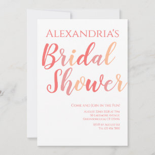 Convites Chá de panela Boho Typografia