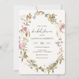 Convites Chá de panela Boho Wreath