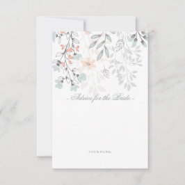 Convites Chá de panela Botânico Boho - Conselho para a Noiv