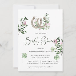 Convites Chá de panela Botânico de Fecho Elegante