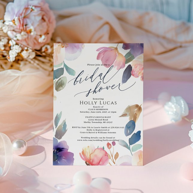 Convites Chá de panela Botânico Floral (Criador carregado)