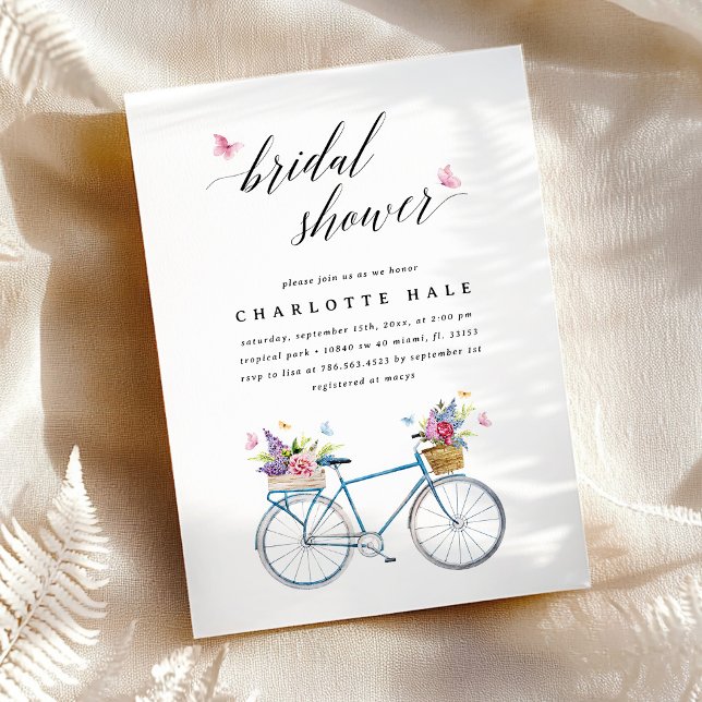 Convites Chá de panela Botânico Floral Moderno Elegante (Criador carregado)