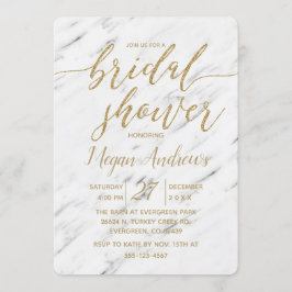 Convites Chá de panela branco elegante