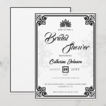 Chá de panela Branco Preto da Deco de Arte Moderna