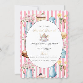 Convites Chá de panela Bridal Bridal Elegante