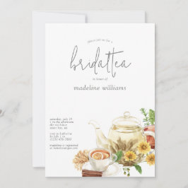 Convites Chá de panela Bridal Tea Boho