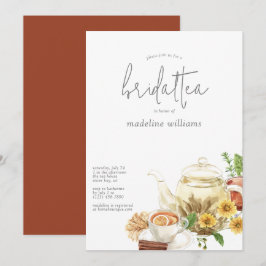 Convites Chá de panela Bridal Tea Boho