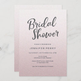 Convites Chá de panela - Brilho rosa