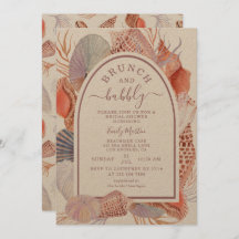 Chá de panela Brunch e Bubble Beach Seashells