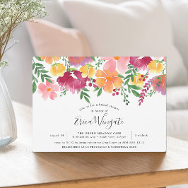 Convites Chá de panela California Poppy