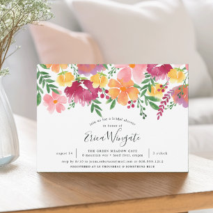 Convites Chá de panela California Poppy