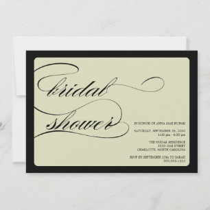Convites chá de panela {calligraphy}