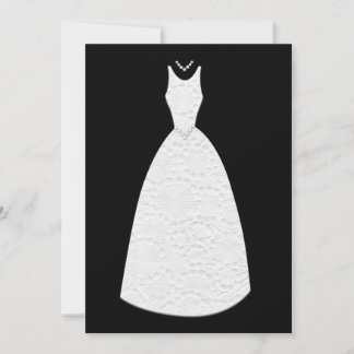 Convites Chá de panela Casamento vintage preto e branco