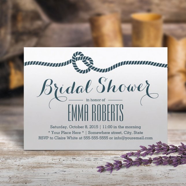 Convites Chá de panela Casando náutico (Criador carregado)