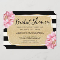 Chá de panela Chic Floral / Champanhe