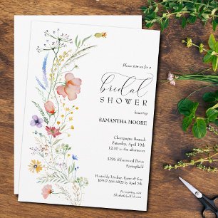 Convites Chá de panela Chic Wildflower