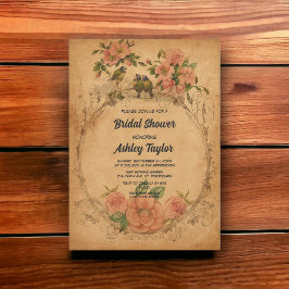 Convites Chá de panela Clássico do Meio século Retroativo V