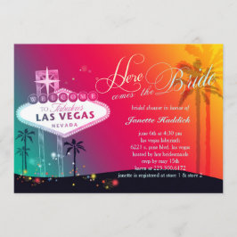 Convites Chá de panela Colorida de Las Vegas