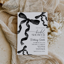 Convites Chá de panela com arcos pretos