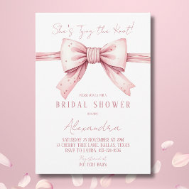 Convites Chá de panela com Casando rosado e rosado