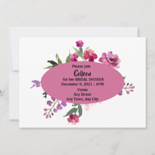 Convites Chá de panela com texto editável