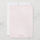 Convites Chá de panela Confetti de aparência brilhante rosa (Verso)