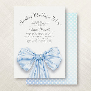 Convites Chá de panela Coquette Arco francês azul