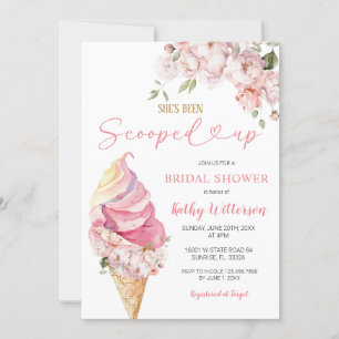 Convites Chá de panela cor-de-rosa de Verão