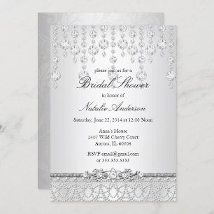 Convites Chá de panela Cristal bonito