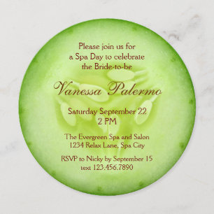 Convites Chá de panela Cucumber Spa